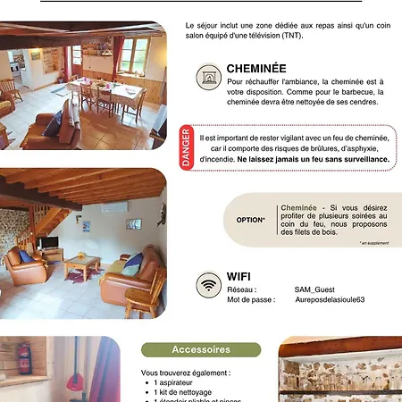 Au Repos De La Sioule Ferienhaus Menat
