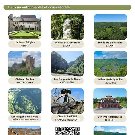 Au Repos De La Sioule Prázdninový dům