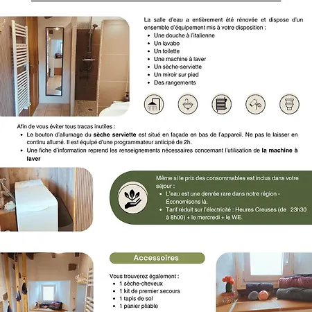 Au Repos De La Sioule Hébergement de vacances Menat